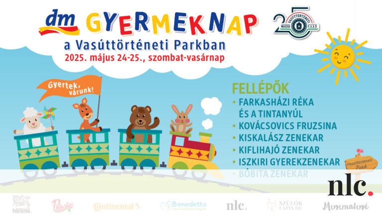 A gyermekek hétvégéje a dm Gyermeknapon igazi élményparadicsommá alakul a Vasúttörténeti Parkban, ahol a szórakoztató programok sorozata várja a kicsiket és nagyokat egyaránt.